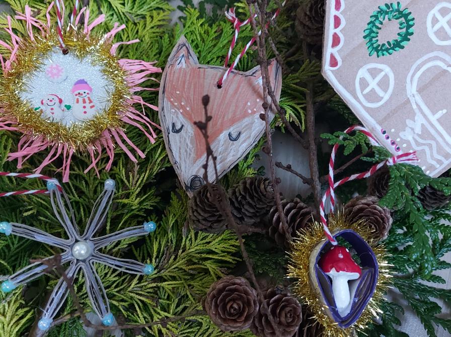 Foto af hjemmelavet Julepynt